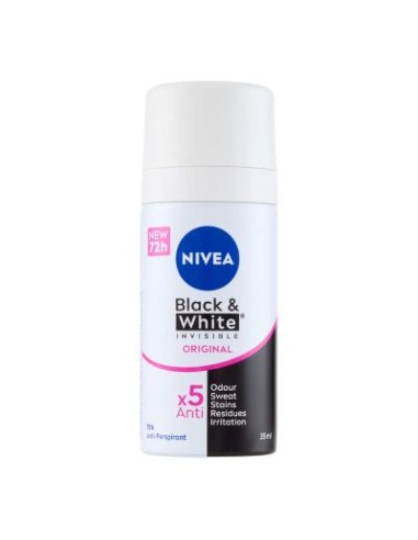 NIVEA DEODORANTE BLACK & WHITE ORIGINAL 35 ML