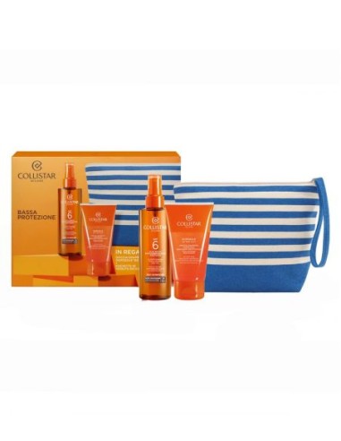 COLLISTAR OLIO SECCO SPF6 200ML+S/G 150ML+POCHETTE
